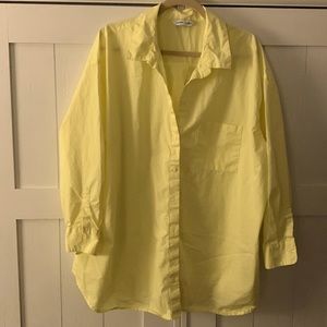 Old Navy Cotton Oversized Boyfriend Shirt Size XXL 50” Bust